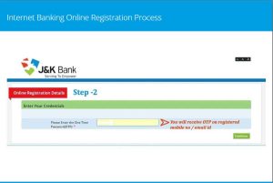 net banking registration 
